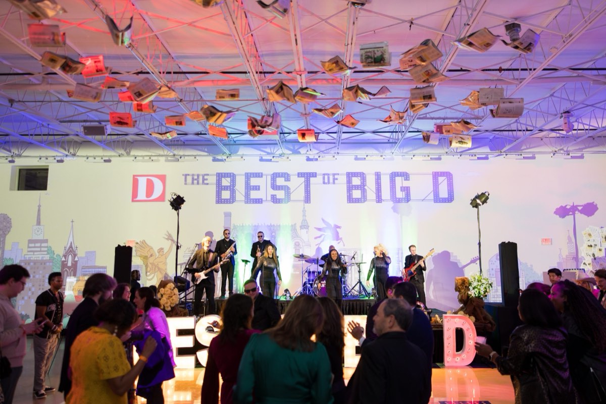 Live band performing at D Magazine’s Best of Big D event at Astoria Event Venue